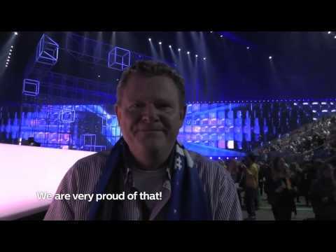 Philips Lamps at Eurovison 2014 - VIDEO